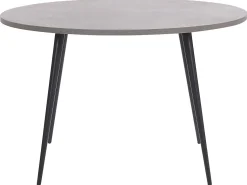 Beliani Ruokapoyta Harmaa/Musta 120 Cm Odeon Online