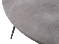 Beliani Ruokapoyta Harmaa/Musta 120 Cm Odeon Online