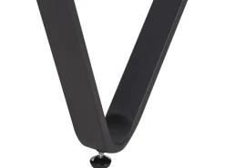 Beliani Ruokapoyta Harmaa/Musta 180 X 90 Cm Bandura Flash Sale