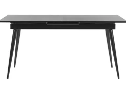 Beliani Ruokapoyta Jatkettava Musta 160/200 X 90 Cm Maldon Best