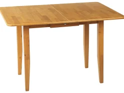 Beliani Ruokapoyta Jatkettava Vaalea Kumipuu 90/120 X 60 Cm Masela Online