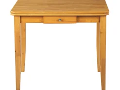 Beliani Ruokapoyta Jatkettava Vaalea Kumipuu 90/120 X 60 Cm Masela Online