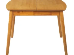 Beliani Ruokapoyta Jatkettava Vaalea Puu 100/130 X 80 Cm Toms New