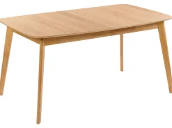 Beliani Ruokapoyta Jatkettava Vaalea Puu 150/190 X 90 Cm Madox Store