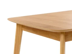 Beliani Ruokapoyta Jatkettava Vaalea Puu 150/190 X 90 Cm Madox Store