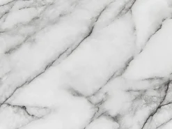 Beliani Ruokapoyta Marmorikuvio Valkoinen/Kulta 90 Cm Boca Clearance