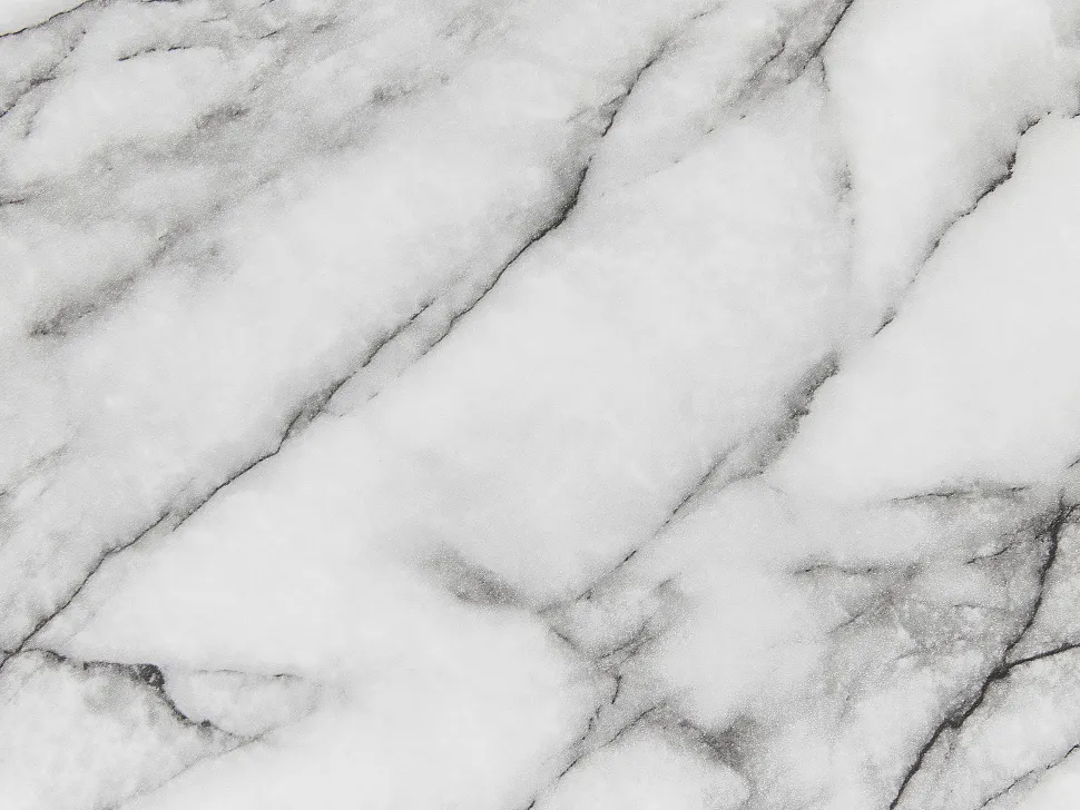 Beliani Ruokapoyta Marmorikuvio Valkoinen/Kulta 90 Cm Boca Clearance