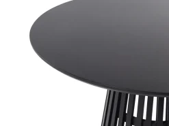 Beliani Ruokapoyta Musta 120 Cm Mesilla Cheap