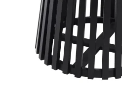 Beliani Ruokapoyta Musta 120 Cm Mesilla Cheap