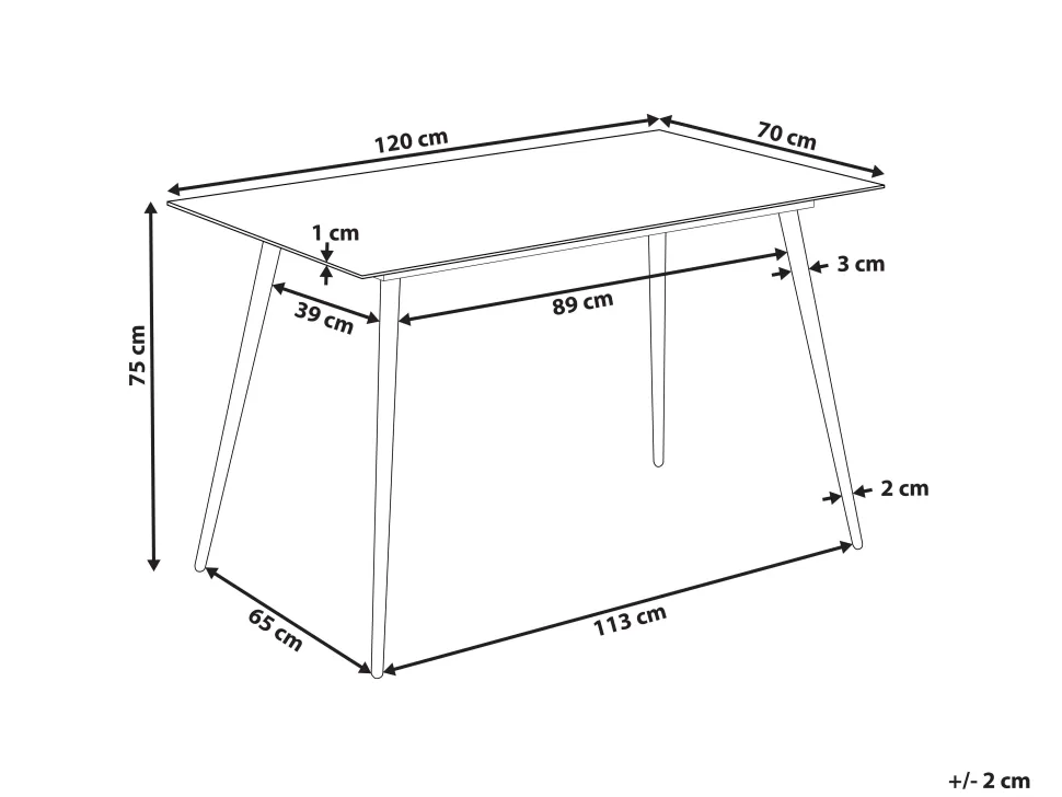 Beliani Ruokapoyta Rosteri Marmorikuvio Valkoinen/Kulta 120 X 70 Cm Mulga Best