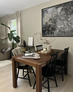 Beliani Ruokapoyta Tammi Tumma Puu 180 X 85 Cm Natura Sale