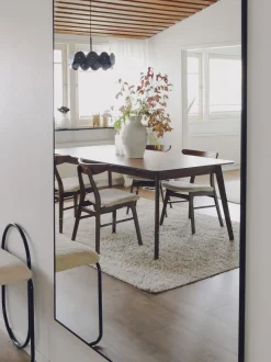 Beliani Ruokapoyta Tumma Puu 200 X 100 Cm Madox Best Sale