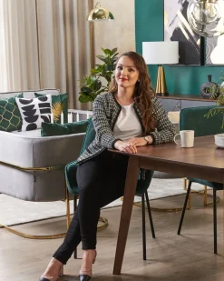 Beliani Ruokapoyta Tumma Puu 200 X 100 Cm Madox Best Sale