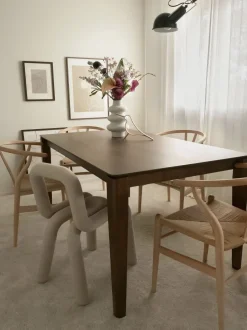 Beliani Ruokapoyta Tumma Puu 160 X 90 Cm Lottie Hot