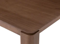 Beliani Ruokapoyta Tumma Puu 160 X 90 Cm Lottie Hot