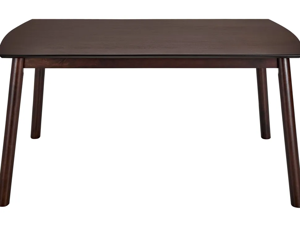 Beliani Ruokapoyta Tumma Puu 150 X 90 Cm Elba Discount