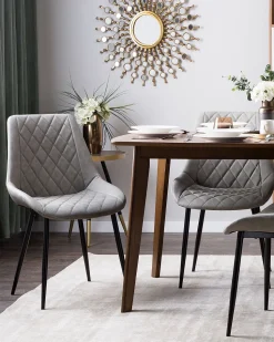 Beliani Ruokapoyta Tumma Puu 150 X 90 Cm Iris Fashion