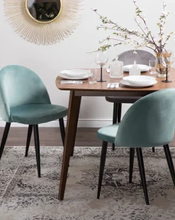 Beliani Ruokapoyta Tumma Puu 150 X 90 Cm Iris Fashion