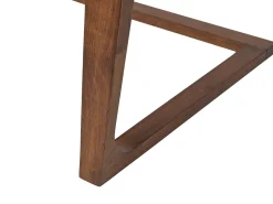 Beliani Ruokapoyta Tumma Puu 180 X 90 Cm Huxter Cheap