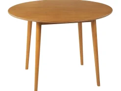 Beliani Ruokapoyta Vaalea Puu 110 Cm Radan Outlet