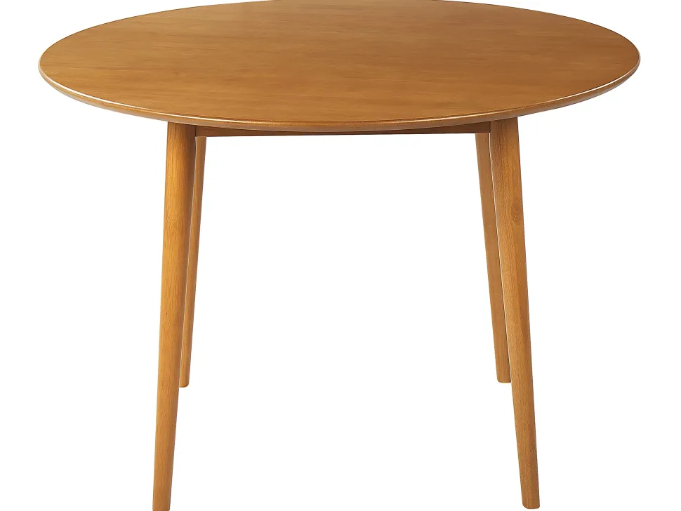 Beliani Ruokapoyta Vaalea Puu 110 Cm Radan Outlet