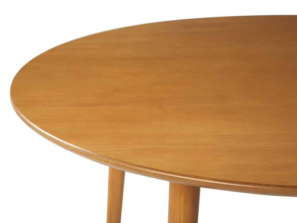 Beliani Ruokapoyta Vaalea Puu 110 Cm Radan Outlet