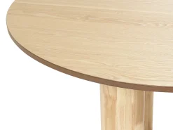 Beliani Ruokapoyta Vaalea Puu 120 Cm Orin Cheap