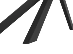 Beliani Ruokapoyta Vaalea Puu/Musta 140 X 80 Cm Spectra Best Sale