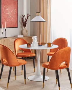 Beliani Ruokapoyta Valkoinen 90 Cm Boca Best