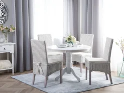 Beliani Ruokapoyta Valkoinen 100 Cm Akron Store