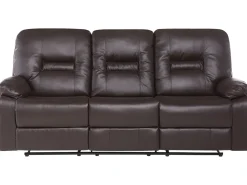 Beliani Ruskea Keinonahkainen Sohvaryhma Bergen Discount