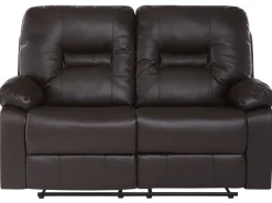 Beliani Ruskea Keinonahkainen Sohvaryhma Bergen Discount