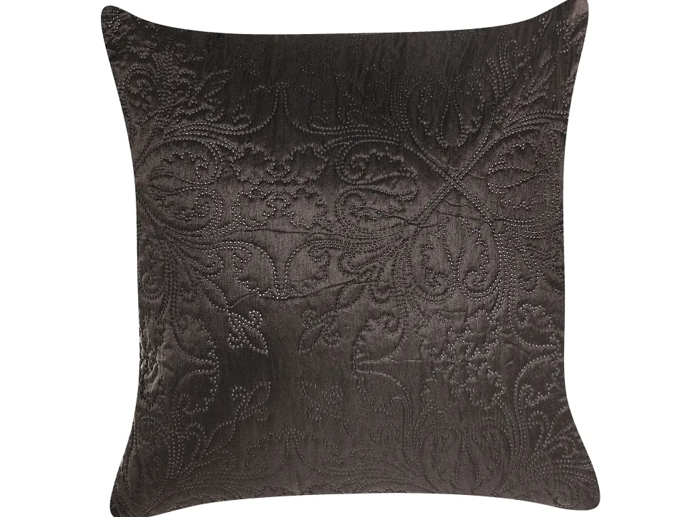 Beliani Ruskea Kohokuvioitu Paivapeittosetti 220 X 240 Rayen Outlet