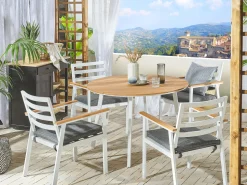 Beliani Ruskea Pyorea Puutarhan Ruokapoyta O 105 Cm Cavoli New