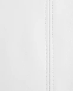 Beliani Saadettava Keinonahkainen Lepotuoli Valkoinen Bergen Best Sale