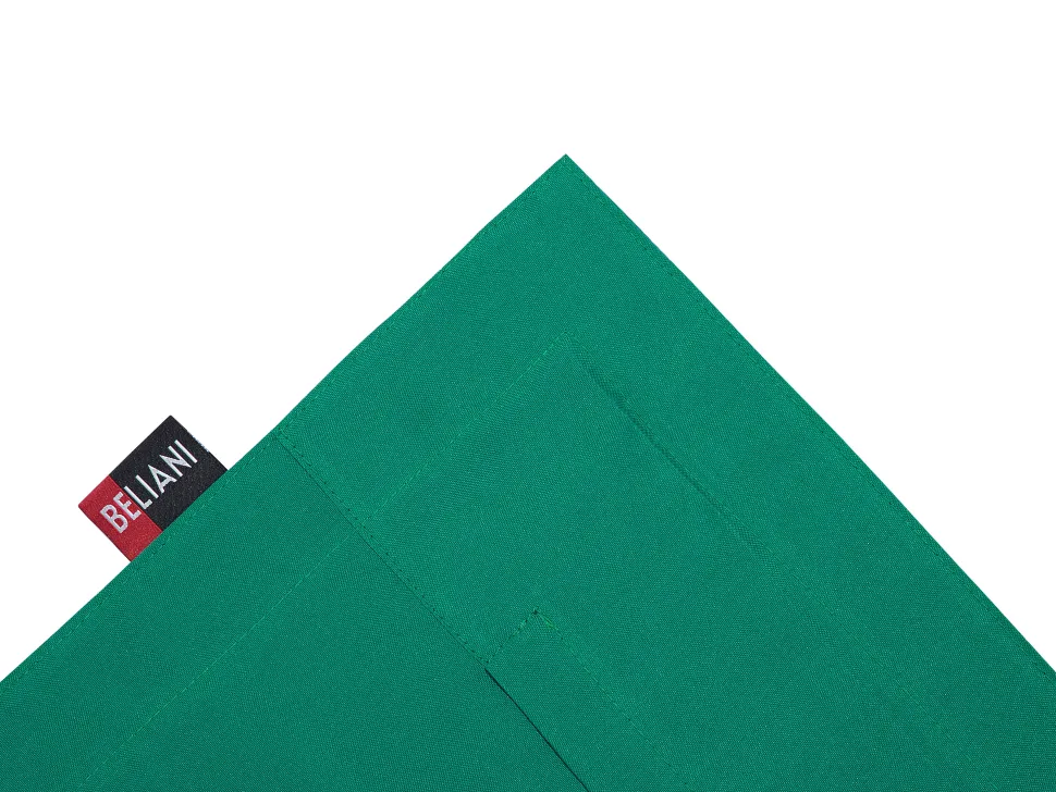 Beliani Sakkituoli Kangas Smaragdinvihrea 140 X 180 Cm Fuzzy Fashion