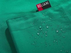 Beliani Sakkituoli Kangas Smaragdinvihrea 140 X 180 Cm Fuzzy Fashion