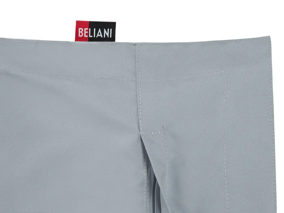 Beliani Sakkituoli Kangas Vaaleanharmaa 140 X 180 Cm Fuzzy Flash Sale