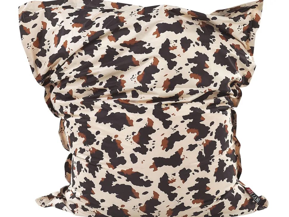 Beliani Sakkituoli Nailon Beige/Ruskea 140 X 180 Cm Fuzzy Clearance