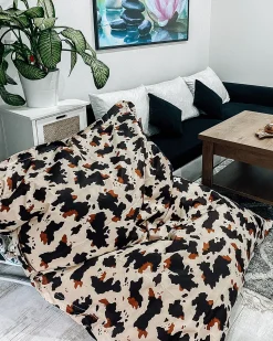 Beliani Sakkituoli Nailon Beige/Ruskea 140 X 180 Cm Fuzzy Clearance