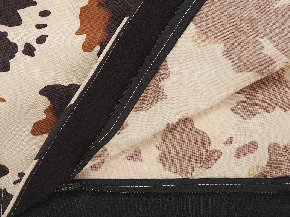 Beliani Sakkituoli Nailon Beige/Ruskea 140 X 180 Cm Fuzzy Clearance