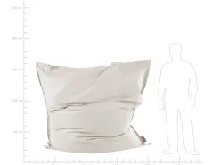 Beliani Sakkituoli Nailon Vaalea Beige 180 X 230 Cm Fuzzy Shop