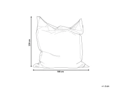 Beliani Sakkituoli Nailon Vaalea Beige 180 X 230 Cm Fuzzy Shop