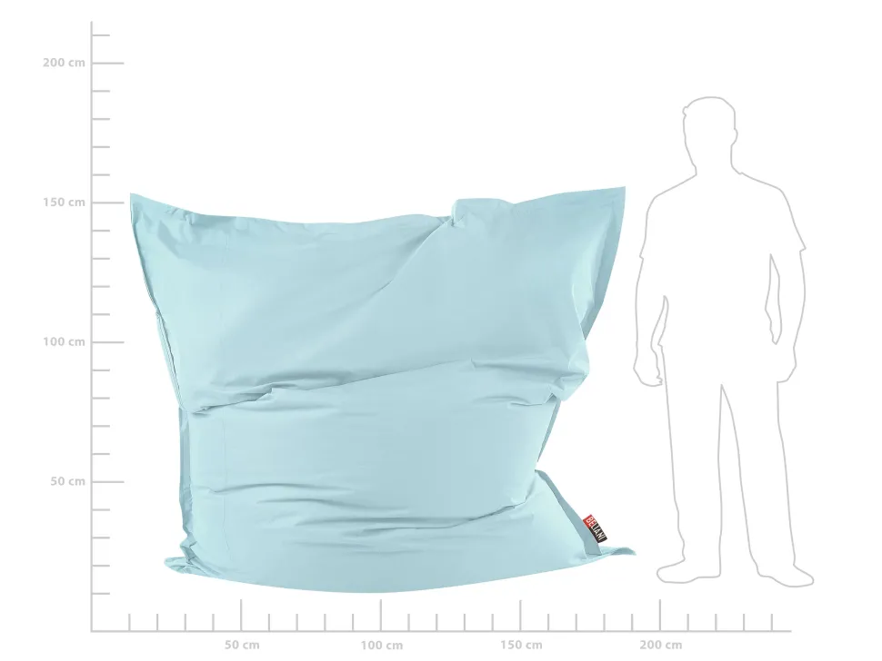 Beliani Sakkituoli Nailon Vaaleansininen 180 X 230 Cm Fuzzy Store