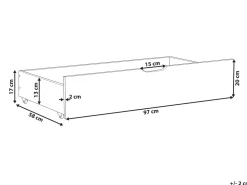 Beliani Sangynaluslaatikko Manty Valkoinen 2 Kpl Rumilly Best Sale