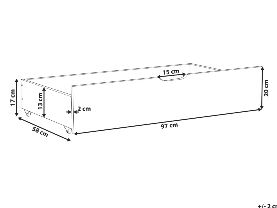 Beliani Sangynaluslaatikko Manty Valkoinen 2 Kpl Rumilly Best Sale
