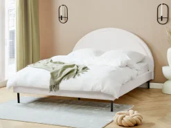 Beliani Sanky Buklee Valkoinen 160 X 200 Cm Margut Online