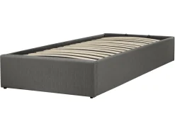 Beliani Sanky Kangas Säilytystila Tummanharmaa 90 X 200 Cm Dinan Hot