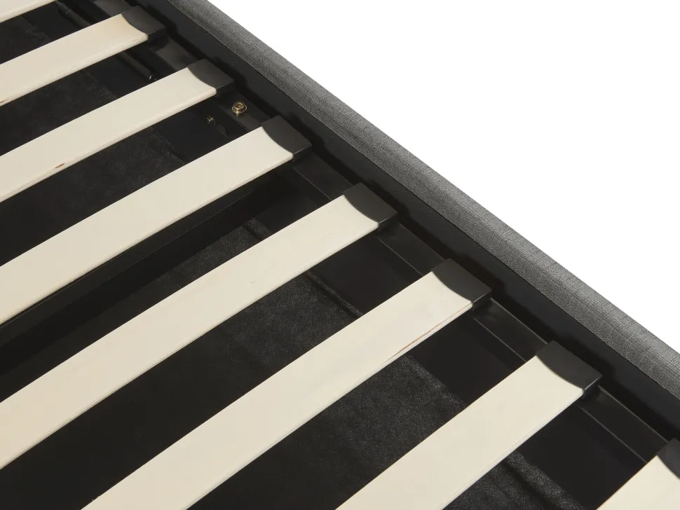 Beliani Sanky Kangas Säilytystila Tummanharmaa 90 X 200 Cm Dinan Hot