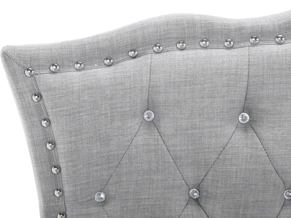 Beliani Sanky Kangas Vaaleanharmaa 90 X 200 Cm Metz Fashion